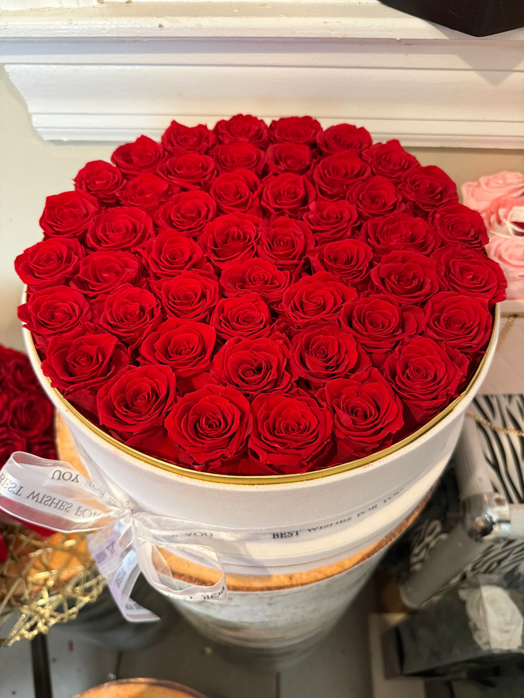Jumbo Box of 47 preserved roses