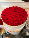 Jumbo Box of 47 preserved roses