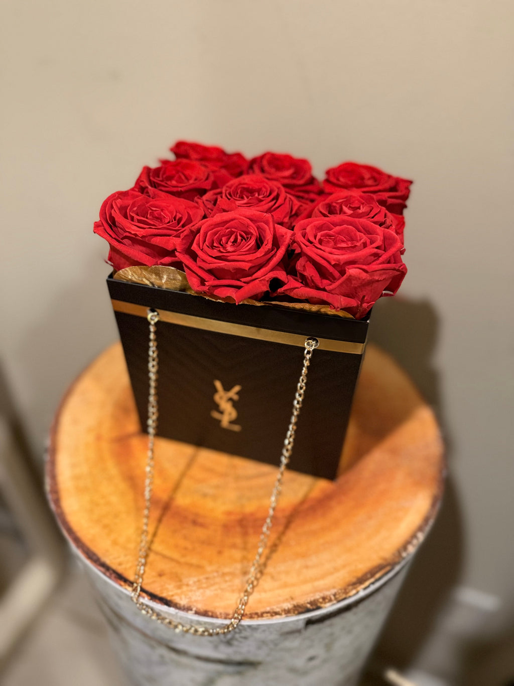 YSI bag of preserved roses