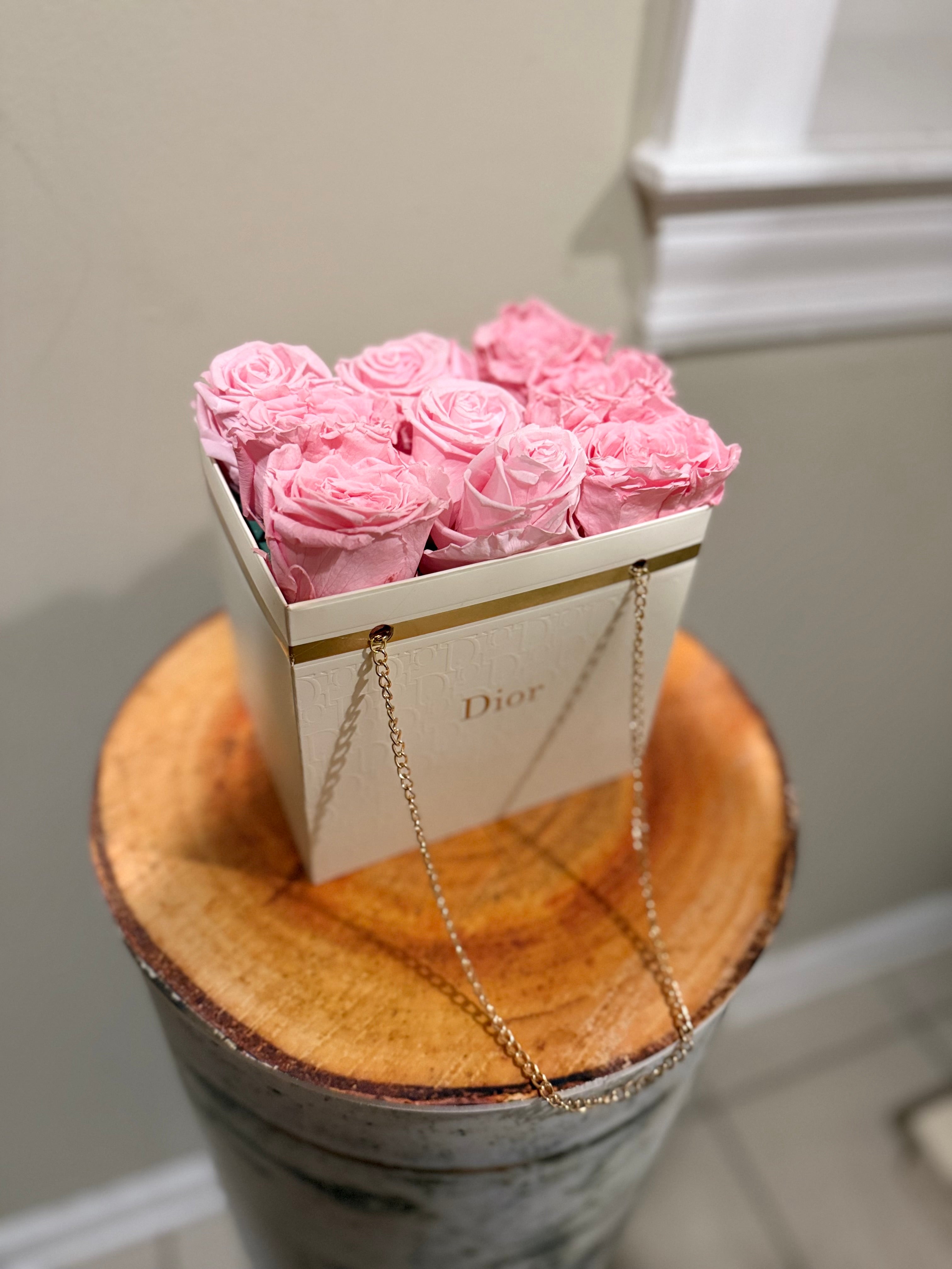 CD bag of preserved roses