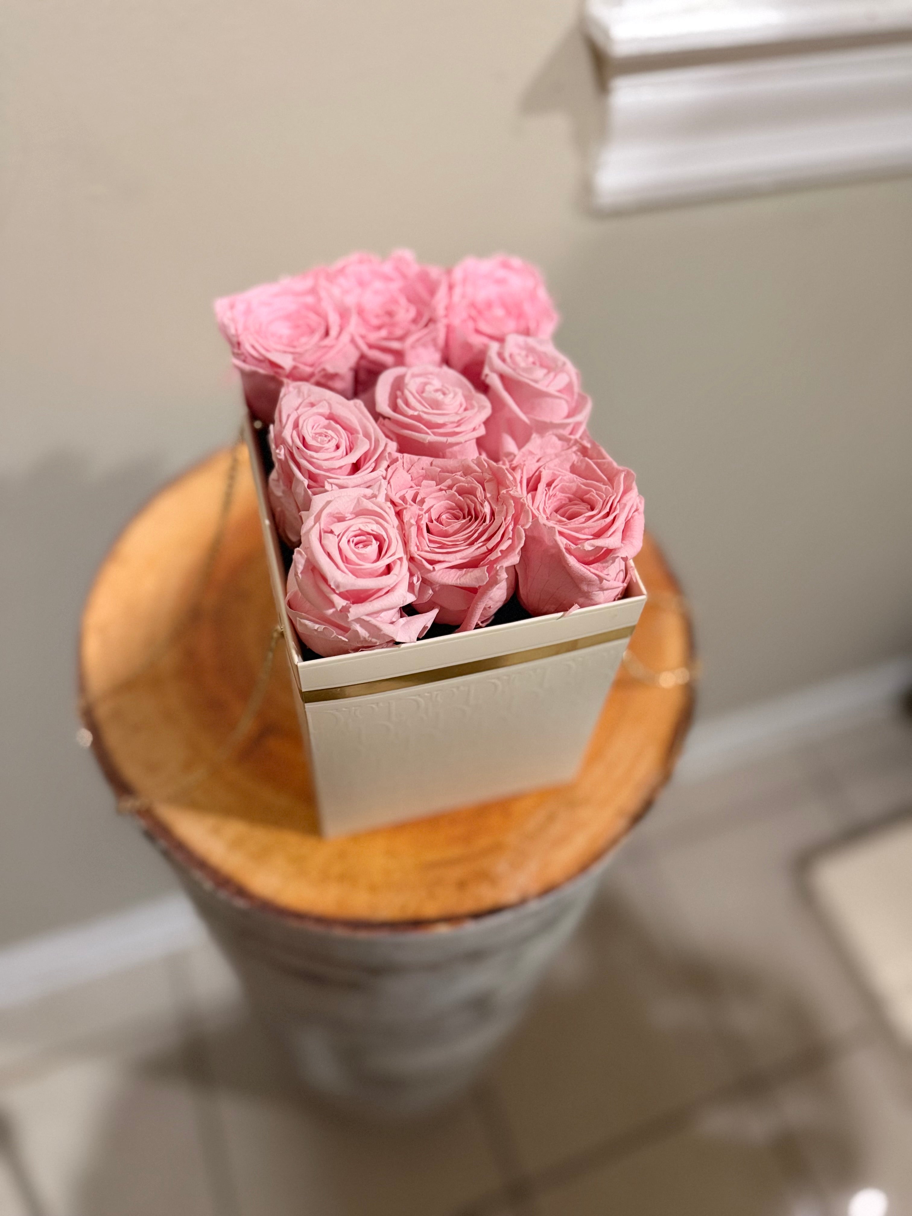 CD bag of preserved roses